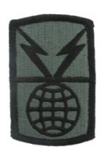 1108st Signal Brigade Patch Foliage Green (Velcro Backed)