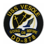 USS Vesole DD-878 Ship Patch