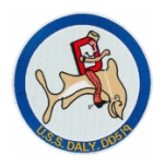 USS Daly DD-519 Ship Patch
