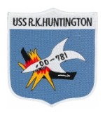 USS R. K. Huntington DD-781 Ship Patch