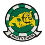 Navy Helicopter Anti-Submarine Squadron HS-7 Dusty Dogs Patch