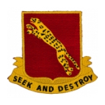 138th Armored Cavalry Regiment Patch