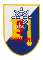 USS Towers DDG-9 Ship Patch