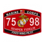 USMC MOS 7598 Fixed Wing Pilot Patch