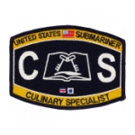 USN RATE Submariner CS Culinary Specialist Patch