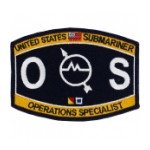 USN RATE Submariner OS Operations Specialist Patch