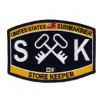 USN RATE Submariner SK Store Keeper Patch