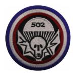 502nd Airborne Infantry Regiment Patch