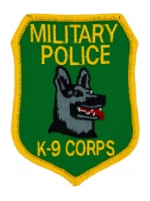 Military Police K-9 Corps Patch