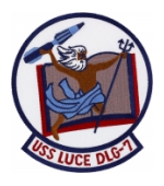 USS Luce DLG-7 Ship Patch