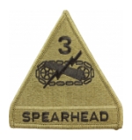 3rd Armored Division Scorpion / MultiCam OCP Patch With Hook Fastener