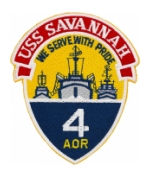 USS Savannah AOR-4 Ship Patch