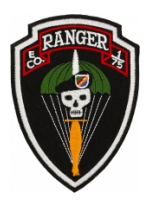 E Company 1/75 Ranger Patch
