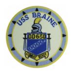 USS Braine DD-630 Ship Patch