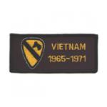 1st Cavalry Division Vietnam Patch w/ Dates
