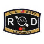 USN RATE RD Radarman Patch