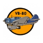 Navy Bombing Squadron VB-80 Patch