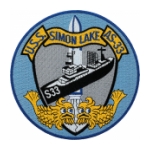 USS Simon Lake AS-33 Ship Patch