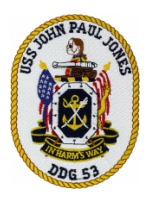 USS John Paul Jones DDG-53 Ship Patch