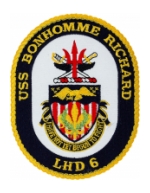 USS Bonhomme Richard LHD-6 Ship Patch