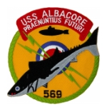 USS Albacore SS-569 Patch