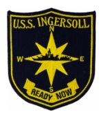 USS Ingersoll DD-652 Ship Patch