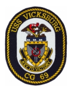 USS Vicksburg CG-69 Ship Patch