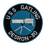 USS Gatling DD-671 Ship Patch