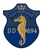 USS Ingraham DD-694 Ship Patch