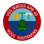 USS Nueches APB-40 Patch