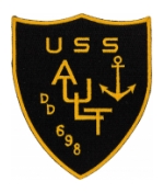 USS Ault DD-698 Ship Patch