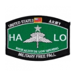 US Army HALO Master MOS Patch