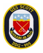 USS Scott DDG-995 Ship Patch