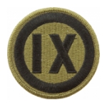 9th Corps Scorpion / OCP Patch With Hook Fastener