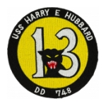 USS Harry E. Hubbard DD-748 Ship Patch