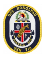 USS Honolulu SSN-718 Patch