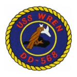 USS Wren DD-568 Ship Patch