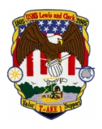 USNS Lewis and Clark T-AKE-1 Patch