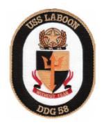 USS Laboon DDG-58 Ship Patch