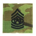 Army Command Sergeant Major with Velcro Backing (Multicam)