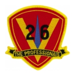 26th Marine Regiment Patch