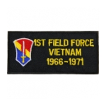 1st Field Force Vietnam Patch w/ Dates