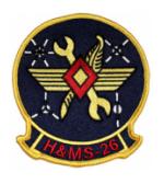 Marine Headquarters and Maintenance Squadron H&MS -26 Patch