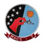 Marine Air Control Squadron MACS-7 Patch