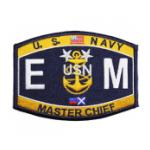 USN RATE EM Master Chief Patch