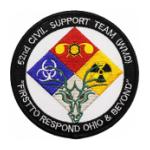 52nd Civil Support Team (WMD) Ohio National Guard Patch