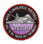 Air Force Team Stealth Patch