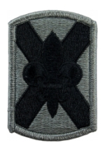 256th Infantry Brigade Patch Foliage Green (Velcro Backed)