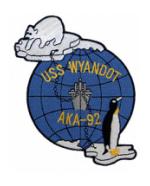 USS Wyandot AKA-92 Ship Patch