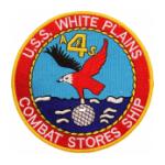 USS White Plains AFS-4 Ship Patch